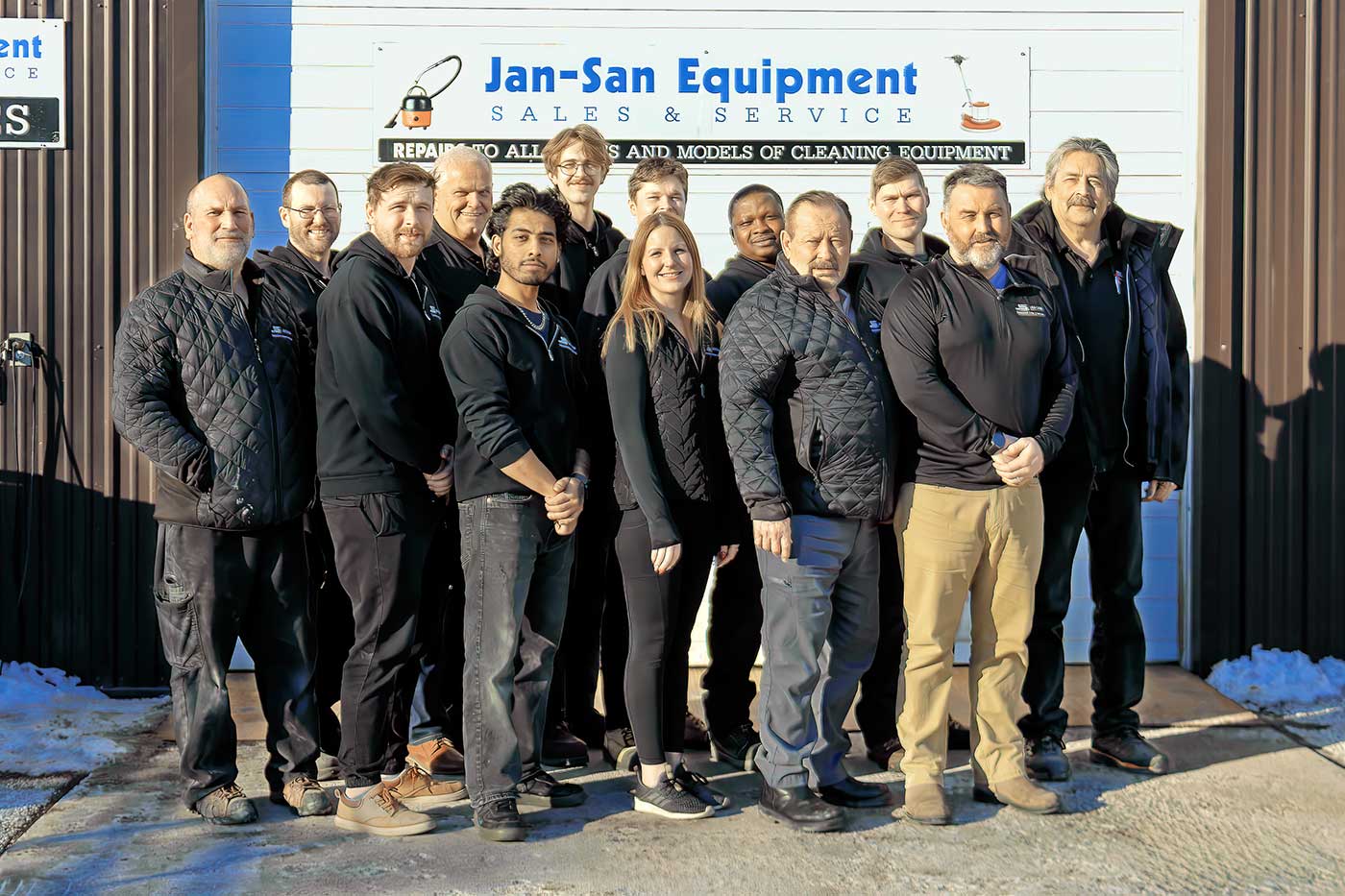 Jan-San Clean Equipment Staff