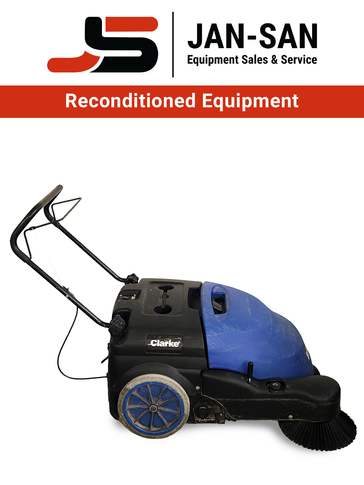 Clarke BSW 28 Battery-Powered Sweeper