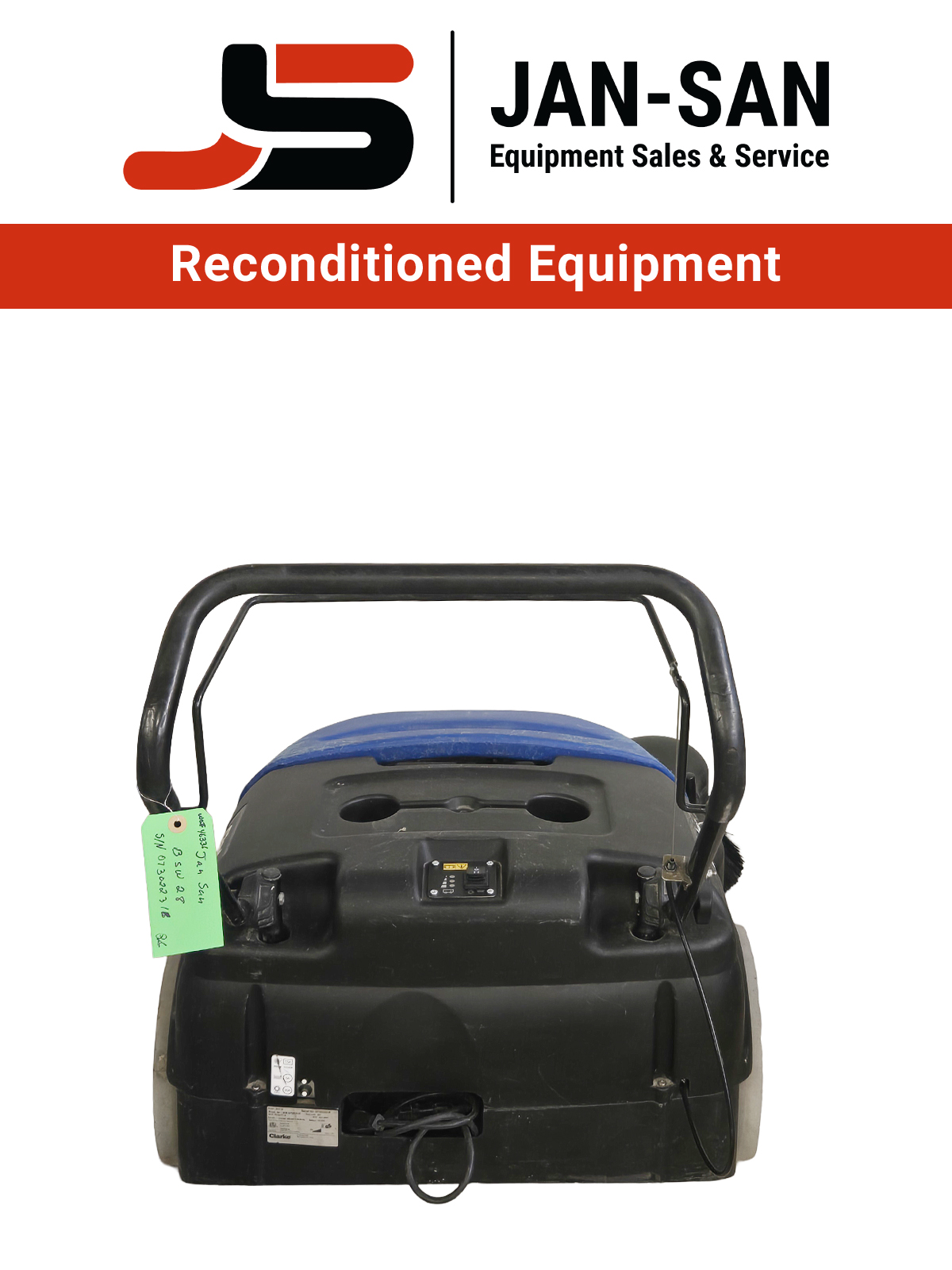 Clarke BSW 28 Battery-Powered Sweeper