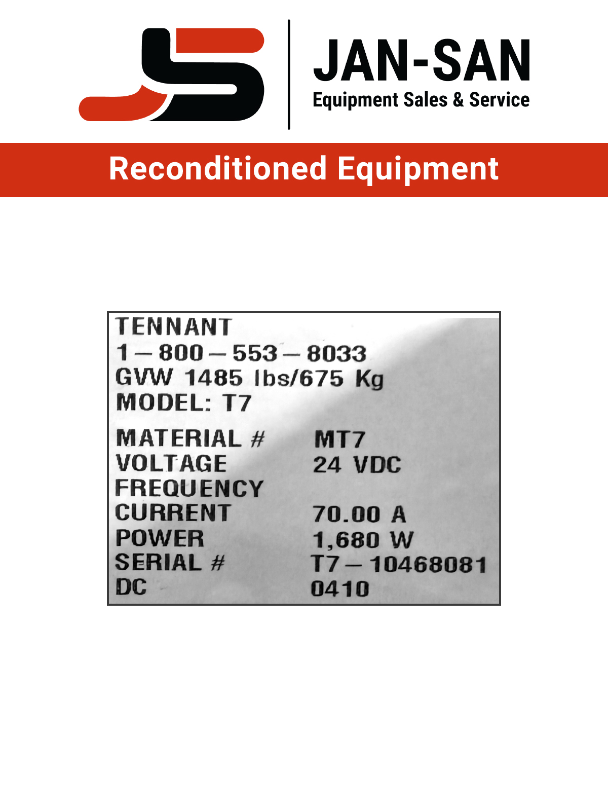 Tennant T7 Ride-On